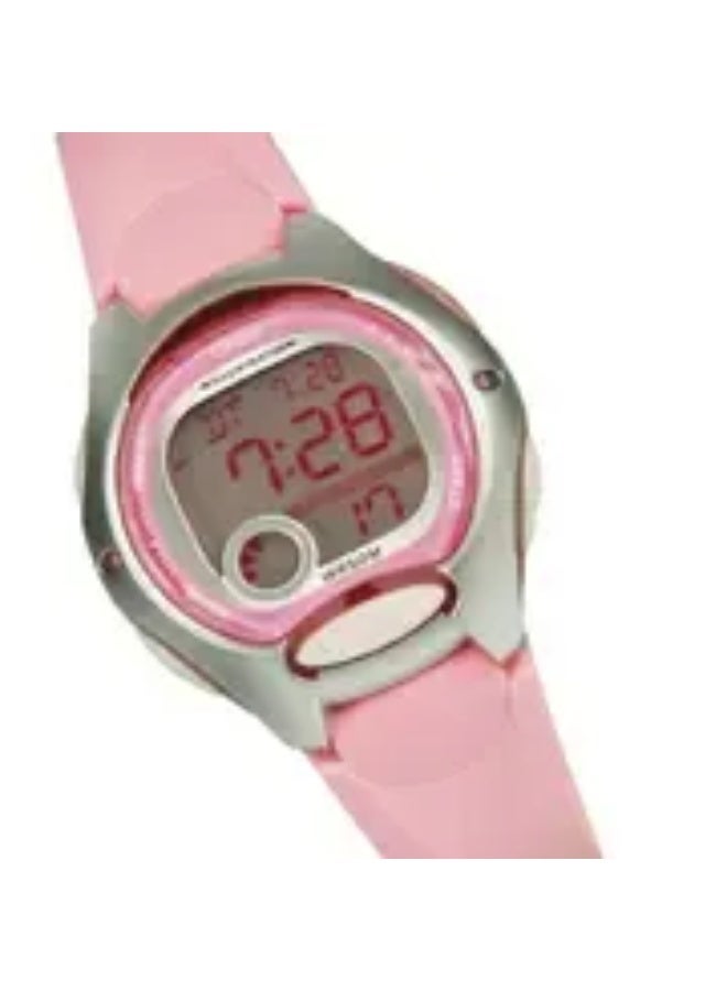 كاسيو Digital Women’s Watch LW‑200‑4BVDF, 37.9 mm Pink Dial, Pink Resin Band, Water Resistant - Image 4