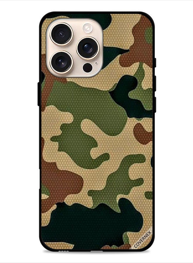 Covernex غطاء حماية لجهاز آبل آيفون 16 برو ماكس بتصميم تمويه - Image 1