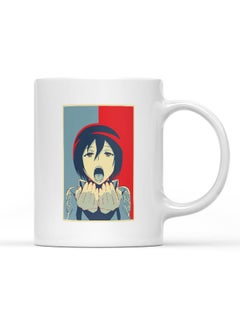 LIT Attack on Titan Mug Attack on Titan Mug for Coffee Mikasa Ackerman Gift Mug Hope Poster Style Retro-Manga Comic Style  - Image 1
