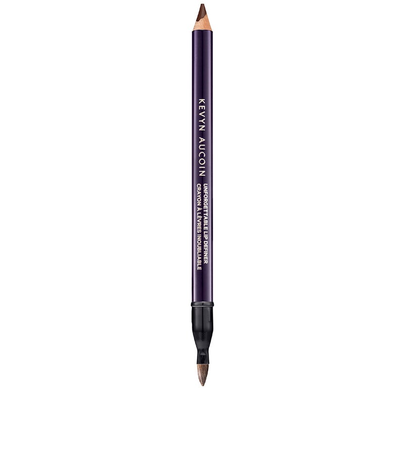 Kevyn Aucoin Unforgettable Lip Definer, Pure: Long-wearing makeup lip definer. Water-resistant, defined tip accentuates lips. Blend-able. Dual-ended pencil and brush. All skin tones and types. - Image 1