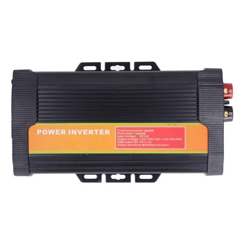 Inverter 8000W Fast Charging - Multiple Protection Features Intelligent Cooling Fan for Emergency Camping Travel Outdoor Activities - Image 3