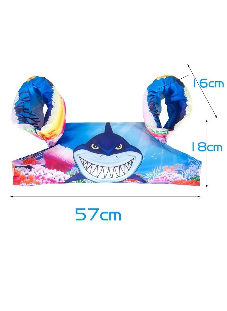 Y&D Shark Print Toddler Swimming Life Jacket  - Image 2