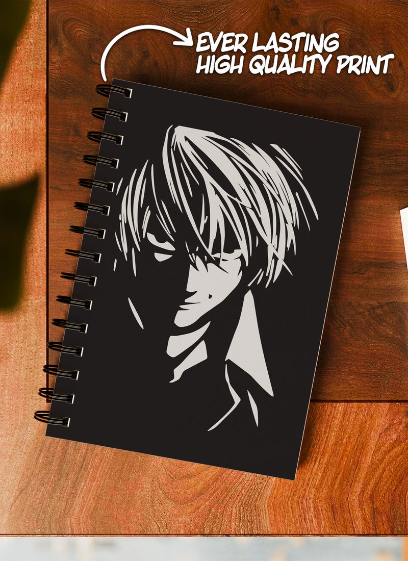 LOUD UNIVERSE Death Note Jar Death Note Anime Lined Writing Journal Japanese Comic Style Wirebound Spiral Notebook Misa Amane Deathnote Manga-Light Yagami - Image 2