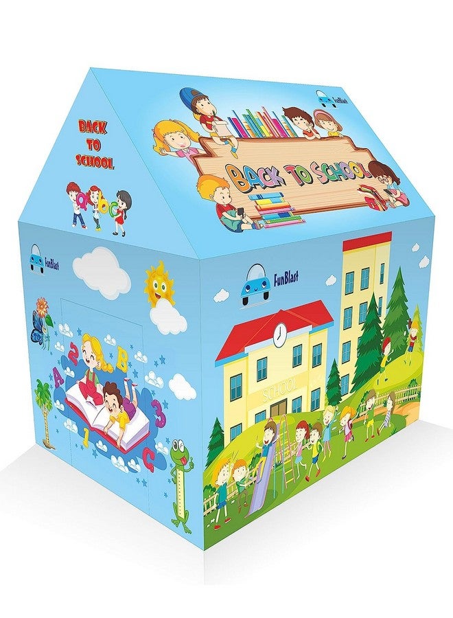 فنبلاست خيمة منزل فن بلاست للأطفال - خيمة منزل للعب وقت العودة إلى المدرسة للأطفال، ألعاب منبثقة للأطفال، بنات وأولاد، خيمة منزل للأطفال داخلية وخارجية (متعددة الألوان) - Image 4