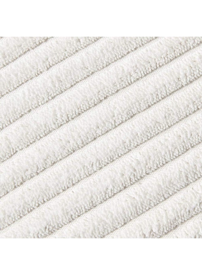 2-Pack Cream Corduroy Pom Pom Throw Pillow Covers, 18x18 Inch - Image 5