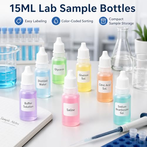 Pretwad 5 PCS (4 Bottles + 1 Funnel) 15ml (0.5oz) Small Plastic Dropper Bottles - Empty, White Eye Liquid Dropper Bottles, Squeezable & Portable Travel Containers for Eye Drops, Refillable with Cap and Plug - Image 3