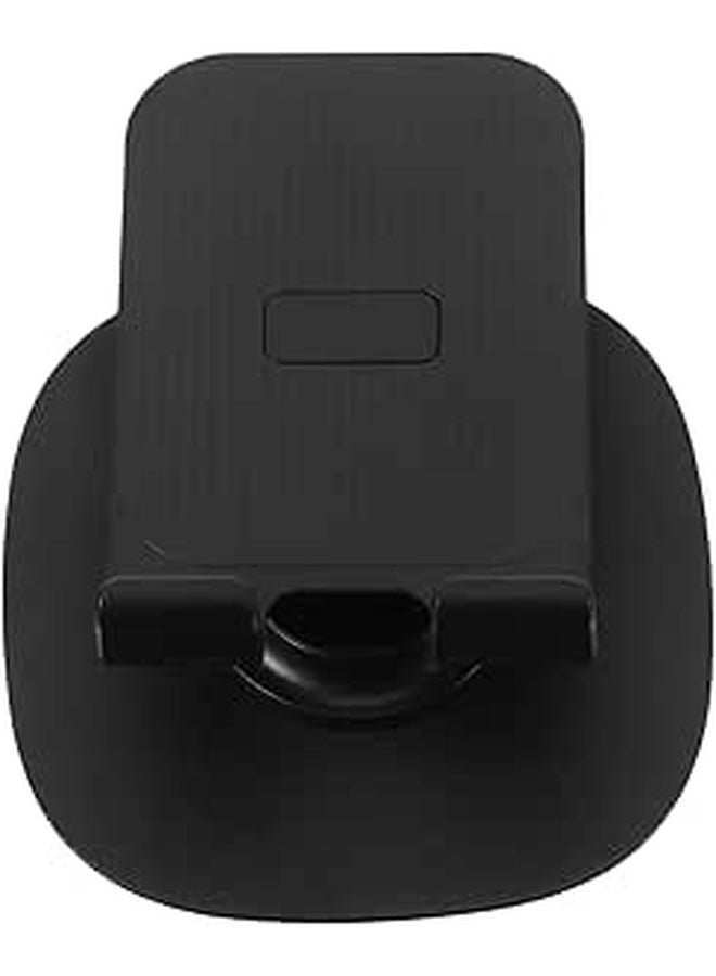 Rotating Mobile Phone Stand 360 Dual Direction Foldable Desktop Holder Black - Image 1