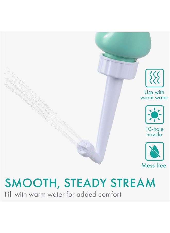 Cynpel - Peri Bottle - Postpartum and Perineal Care - Portable Hand Held Travel Bidet Sprayer for Women or Men - Handheld Jet Spray Bottle for Toilet - Pack of 1 - Blue - Image 1