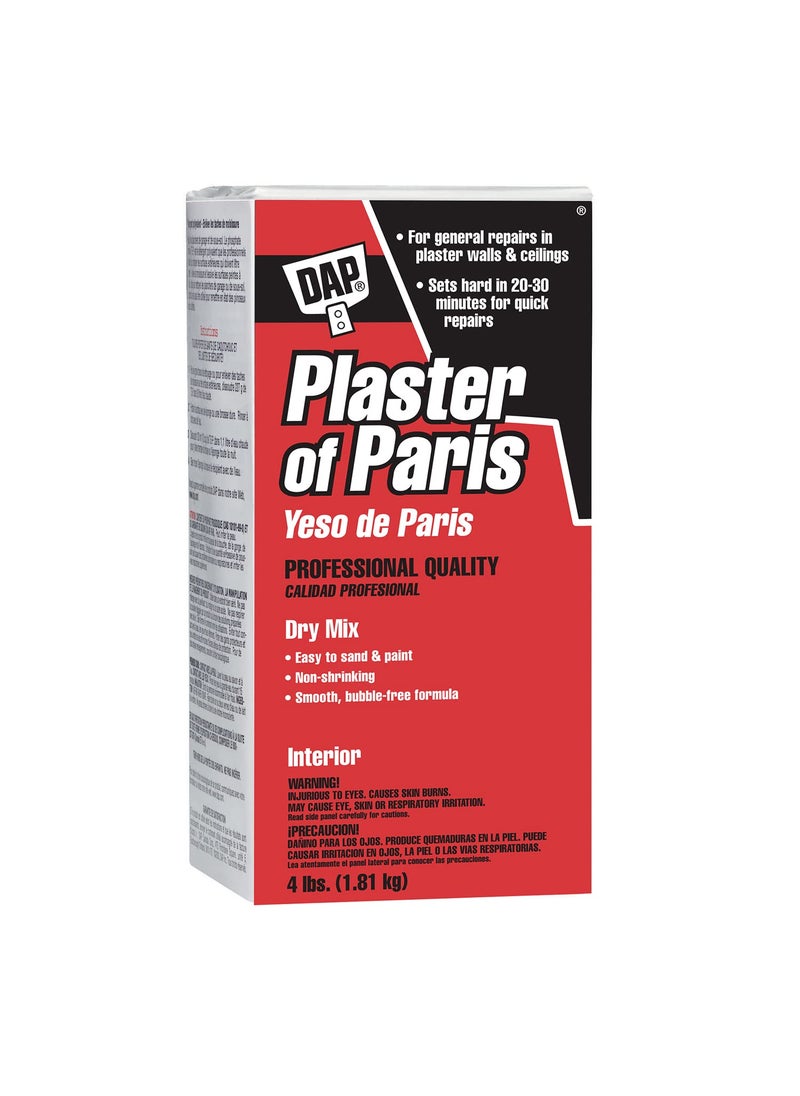 Dap DAP 10318 Paris Plaster 4 LB White 64 Ounce  - Image 1