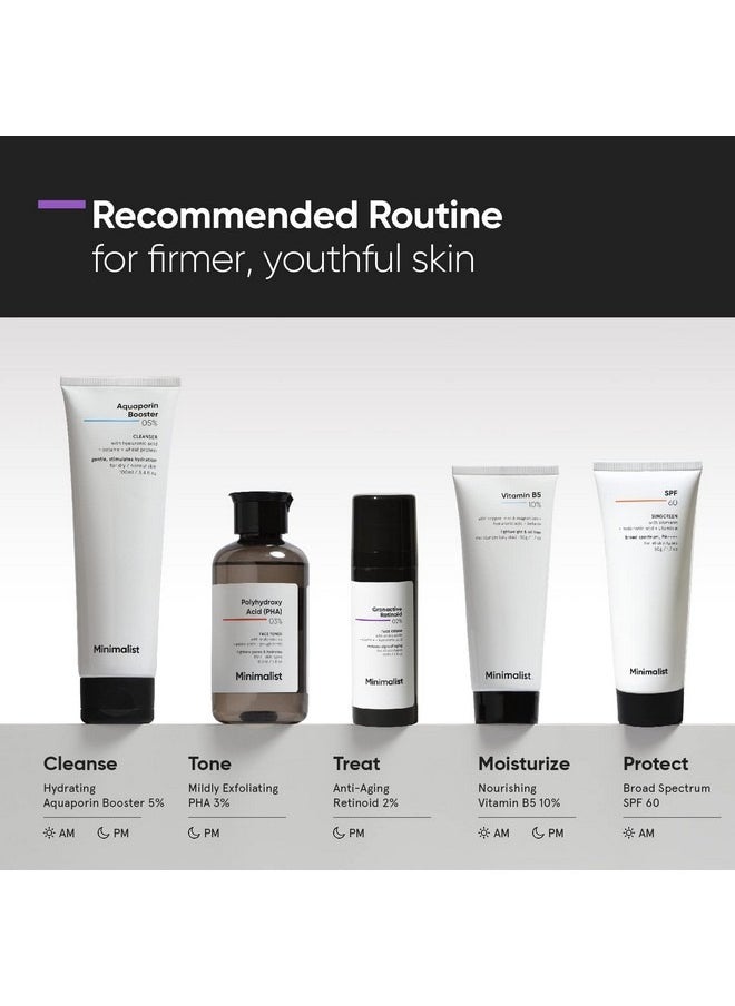 MINIMALIST 2% Retinoid Anti Ageing Night Cream For Wrinkles & Fine Lines With Retinol Derivative For Sensitive Skin 30ml  - Image 4