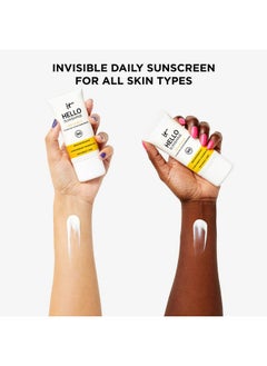 IT COSMETICS IT Cosmetics Hello Sunshine Invisible Sunscreen for Face SPF 50 - Sunscreen, Hydrating Serum & Makeup Primer - 1% Pro-Vitamin B5 & Hyaluronic Acid - HSA/FSA Eligible - No White Cast - 1.69 fl oz  - Image 5