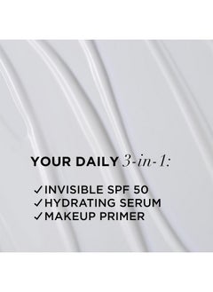 IT COSMETICS IT Cosmetics Hello Sunshine Invisible Sunscreen for Face SPF 50 - Sunscreen, Hydrating Serum & Makeup Primer - 1% Pro-Vitamin B5 & Hyaluronic Acid - HSA/FSA Eligible - No White Cast - 1.69 fl oz  - Image 3