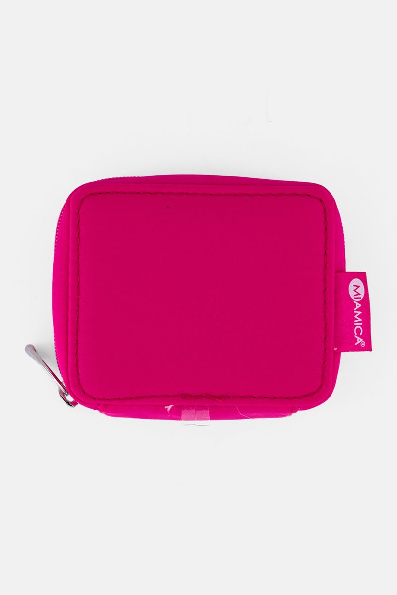 Miamica 8 Compartments Pill Organizer With Case, Transparent  - Image 2