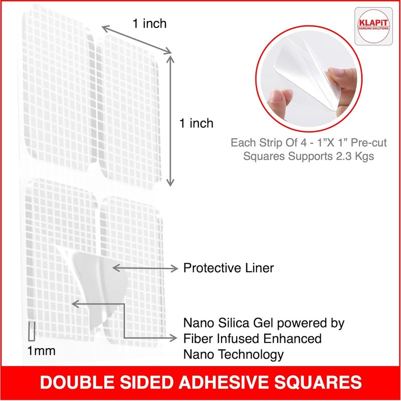 KLAPiT SUPER STRIP GRIPZILLA - Heavy Duty Double Sided Nano Mounting Tape - Image 3
