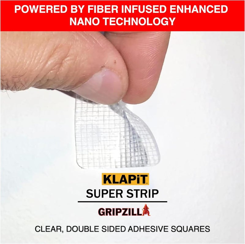 KLAPiT SUPER STRIP GRIPZILLA - Heavy Duty Double Sided Nano Mounting Tape - Image 2