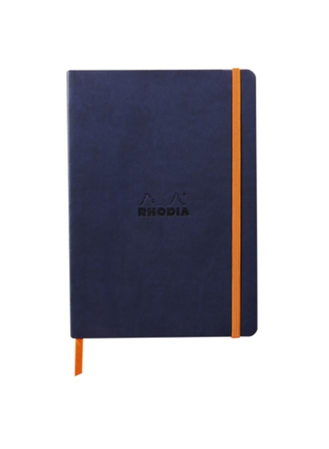 روديا دفتر ملاحظات، مبطن بكعب لاصق، لون روديا، غلاف ناعم، جلد بلاستيكي، 90 جرام لكل متر مربع، 80 ورقة - Image 1