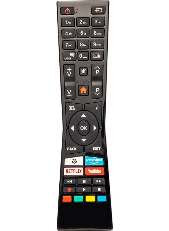 Weko Vestel Netflix-Youtube-Prime Video Button LCD-LED TV Remote Control (SRC-4316)(17382 Mold) 