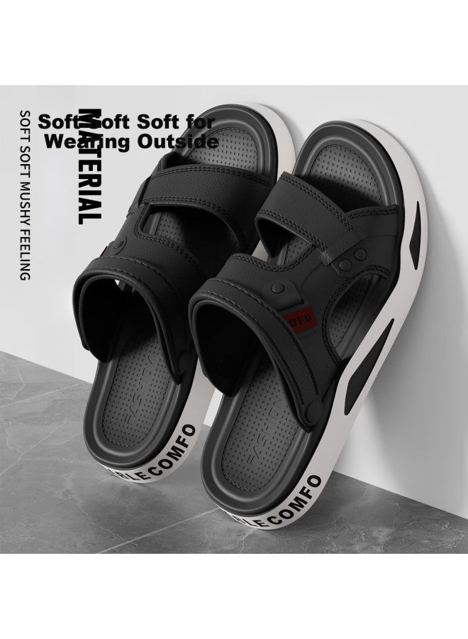 TZLDN Lidani Men's Sandals New High-end Summer Sports Driving Beach Eva Soft Bottom Slippers For Men - Image 1