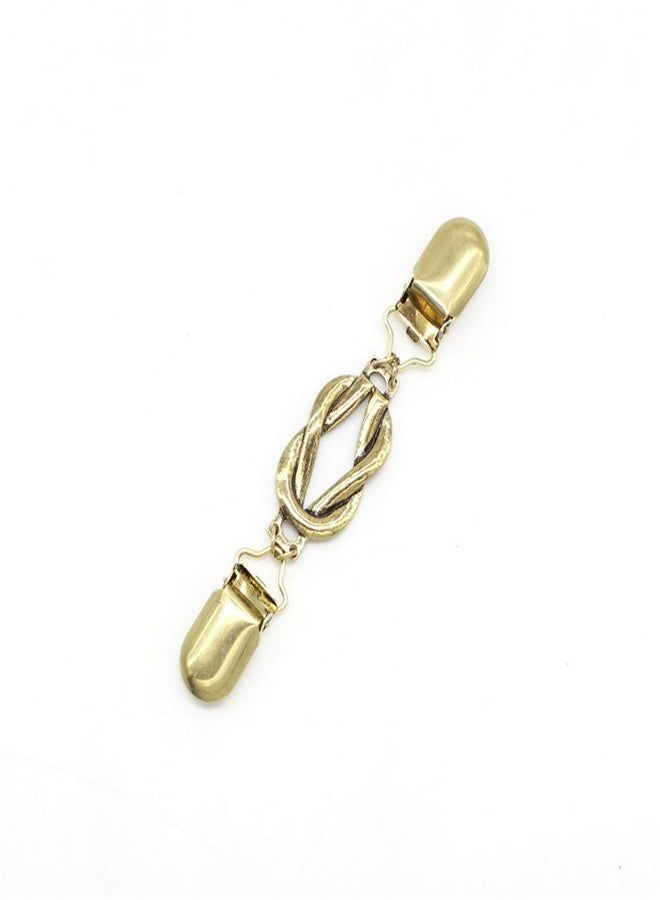 EvaGO 2 Pieces Retro Sweater Clips Cardigan Collar Clip Women Brooch Shawl Clips - M04 - Image 3