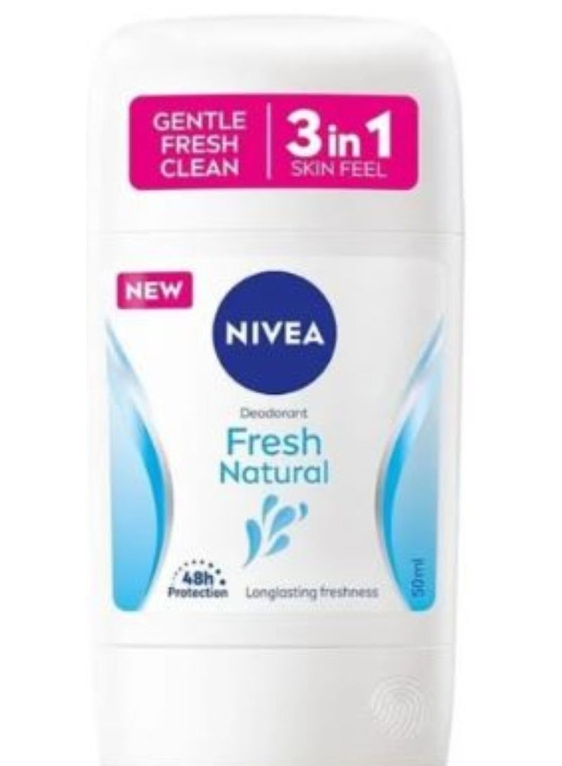 نيفيا ستيك مزيل عرق نسائي فريش ناتشرل 50 مل