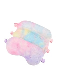 Plush Sleeping Eye Mask Sleeping Masks for Women Soft Fluffy Eye Cover Silk Eye Mask with Elastic Strap Blindfold Sleep Masks for Women Kids Men Family 3 PCS