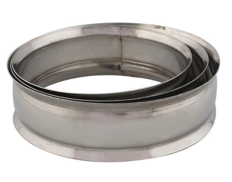 Dharam Paul Traders Hot Pot Stand, Patila Ring, Matka Stand for Kitchen, Stainless Steel.Set of 3 Pieces, Round. - Image 2
