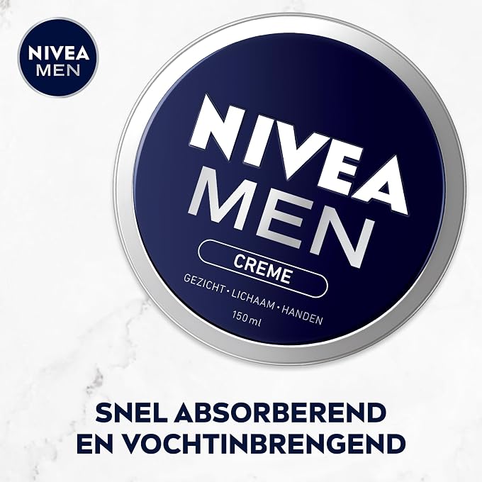 NIVEA Men - Crxe8me Visage, Corps, Mains - 150 ml - Image 3
