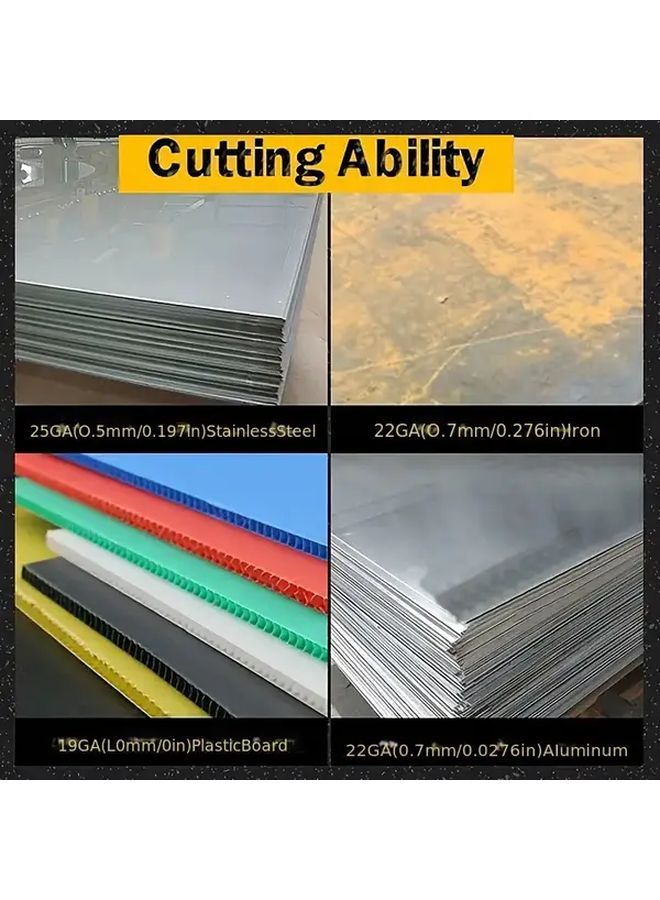 1pc Heavy Duty Industrial Metal Cutter Sharp Blade For Iron Aluminum Steel - Image 3