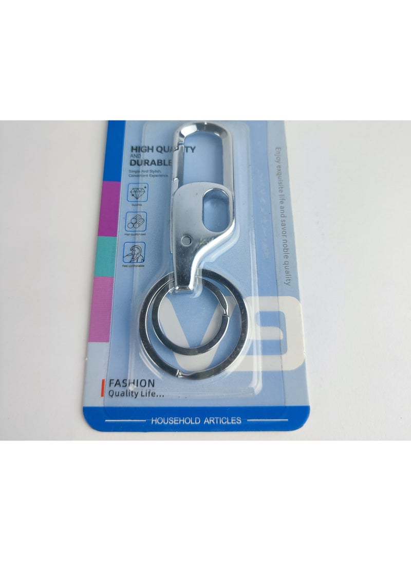 ميدالية مفاتيح معدن مقاوم للصدأ – خامة عالية الجودة - Image 1