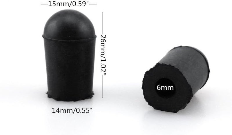 HONBAY 5pcs Rubber Tip for Cello Endpin - Image 3