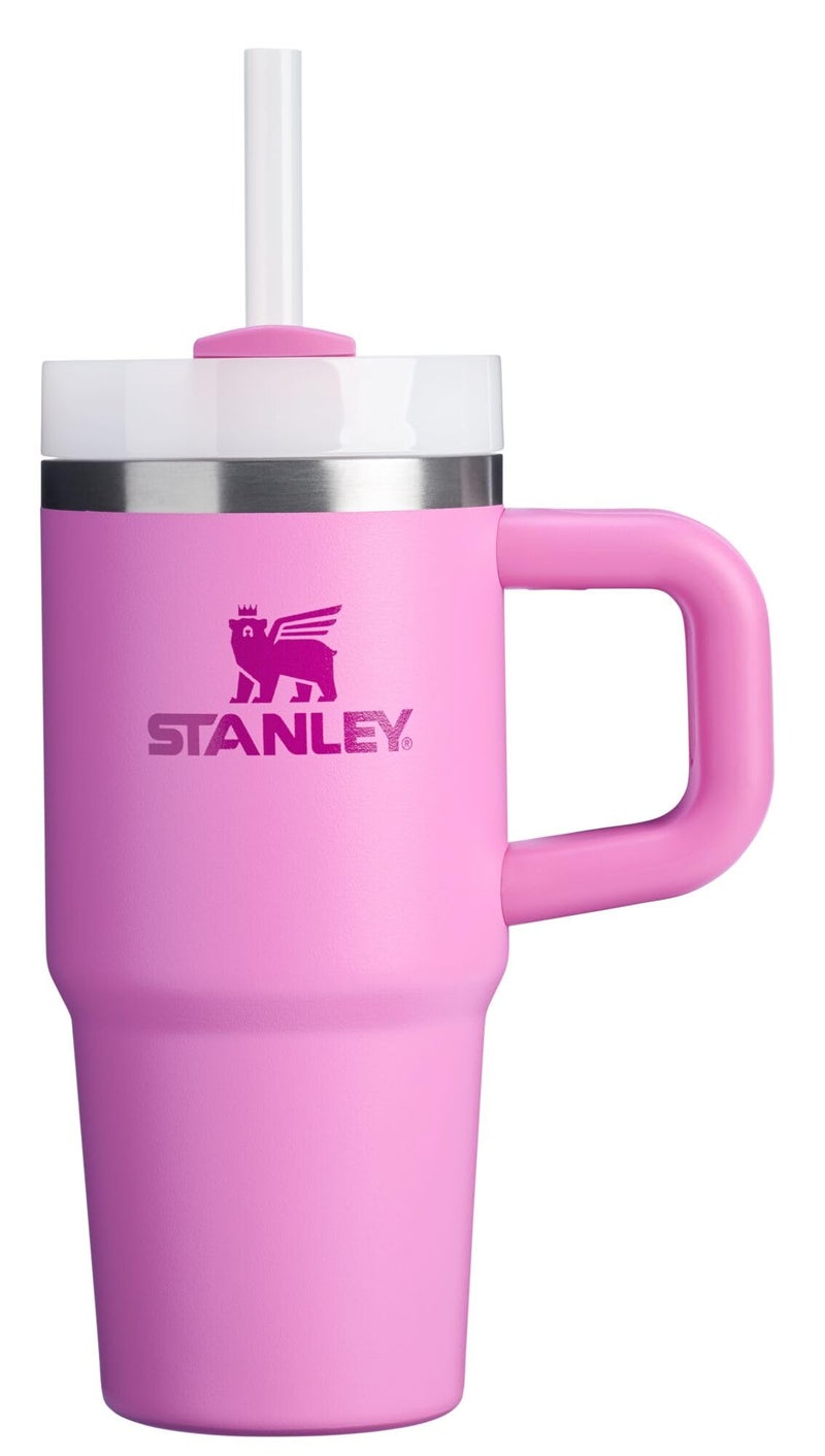 Stanley Stanley Quencher H2.0 Tumbler with Handle and Straw 14 oz | Flowstate 3-Position Lid | Cup Holder Compatible for Travel | Insulated Stainless Steel Cup | BPA-Free | Peony - Image 1