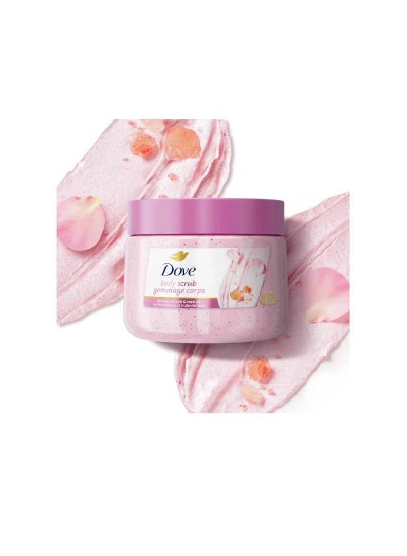 دوف مقشر الجسم دوف بملح الهيمالايا وزيت الورد 425 جرام - Image 2