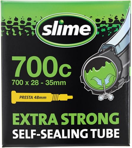 Slime أنبوب سلايم الإضافي القوي ذاتي الختم 700 × 28-35 مم بريستا - Image 1