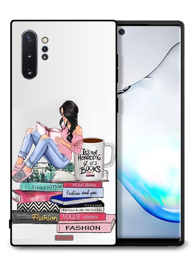 Tolwak Samsung Galaxy Note 10 Plus Protective Case Cover Girl And Fashion Books Art - Image 1