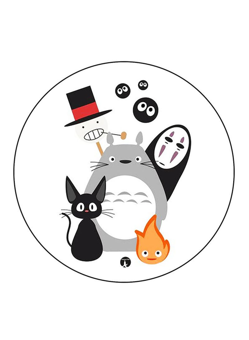 RKN Studio Ghibli Printed Mouse Pad  Multicolour