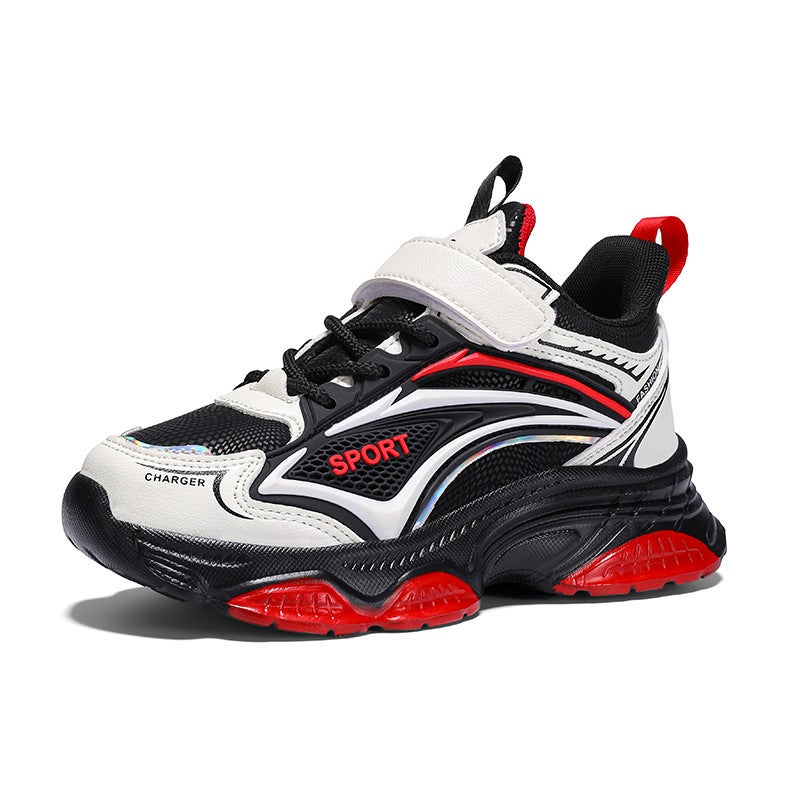 Boys Sneaker 24 Leather Waterproof Children'S Shoes Light Wear-Resistant Children'S Running Shoes A Generation Of Hair - Image 3