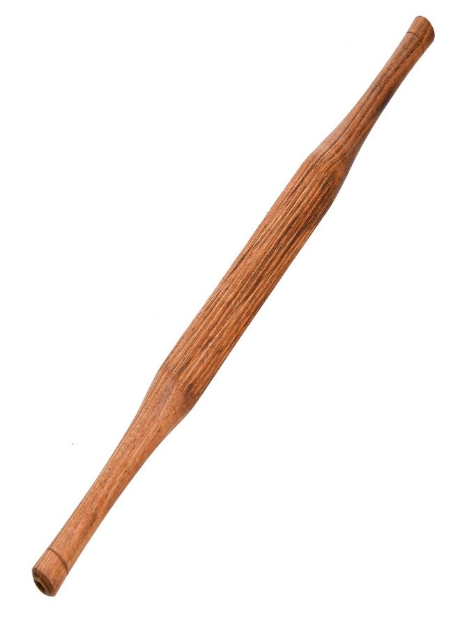 PTR 13 Inch Seasoned Wooden Belan Rolling Pin Dhari Wali Belani for Papad Khakhra Khichla Durable Strong Grip Seasoned Wood - Image 5