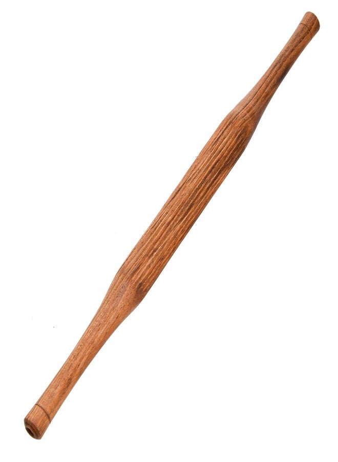 PTR 13 Inch Seasoned Wooden Belan Rolling Pin Dhari Wali Belani for Papad Khakhra Khichla Durable Strong Grip Seasoned Wood - Image 1