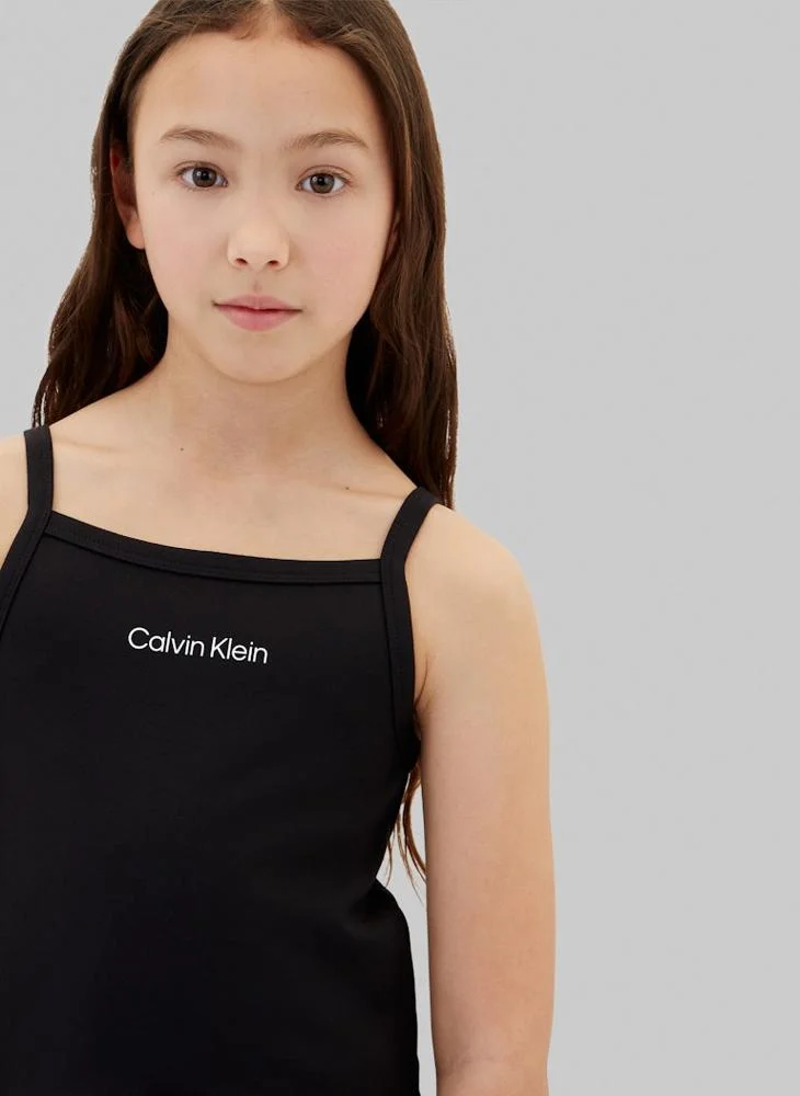 Calvin Klein Jeans Ck Black Punto Milano Strap Top for Women | Best Price UAE