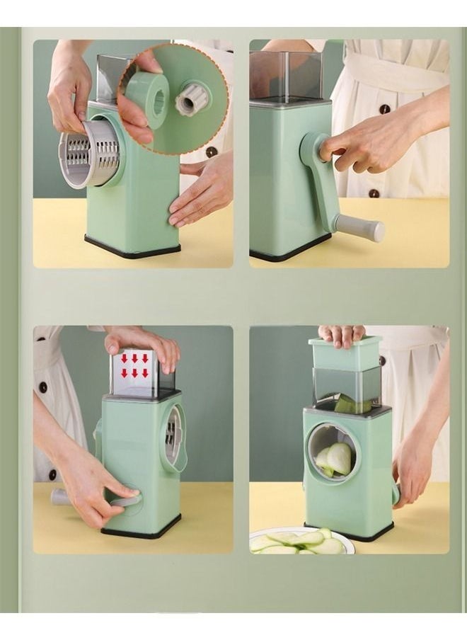 Cady One - Multi-Function Rotary Grater Vegetable Cutter multicolour - Image 1