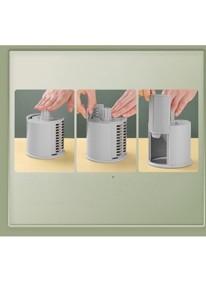 Cady One - Multi-Function Rotary Grater Vegetable Cutter multicolour - Image 1