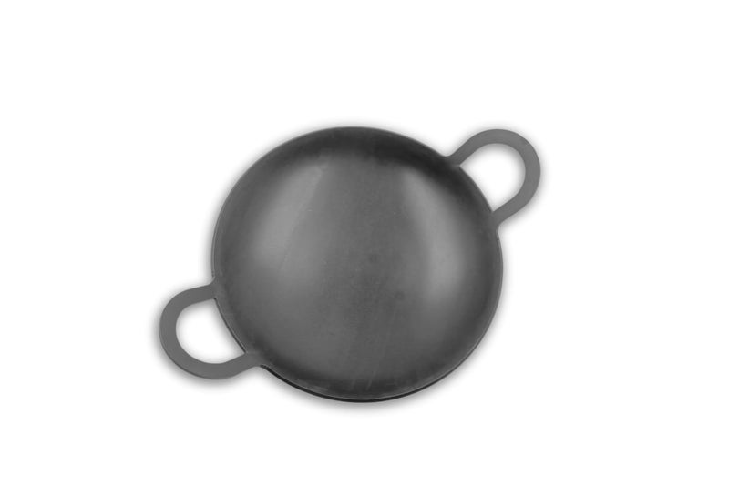 PRAGANIYA Pure Iron Laser Cut Appachatti/Appam Pan 100% Pure & Toxin-Free Super Smooth (Pre-Seasoned) (8") - Image 4