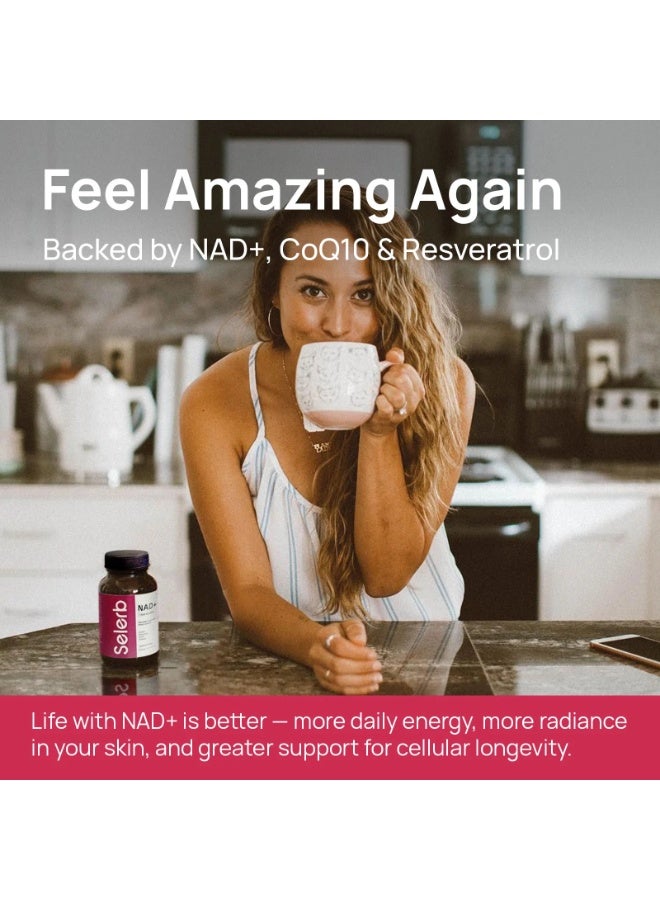 Selerb NAD+ Supplement for Women – 8-in-1 Cellular Vitality, Skin Glow & Healthy Aging – 90 Capsules - Image 2