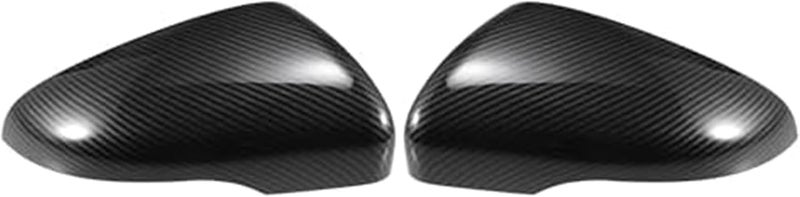 QASULER Carbon Fiber Mirror Cover Caps for Volkswagen - Image 1
