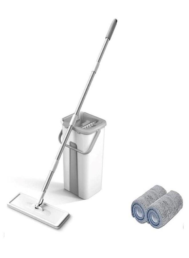 HOMESTAR Microfiber Flat Mop And Bucket System With Pad  - Image 1