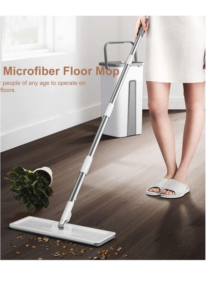HOMESTAR Microfiber Flat Mop And Bucket System With Pad  - Image 3