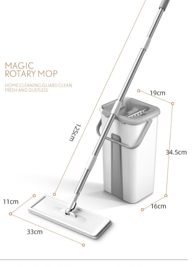 HOMESTAR Microfiber Flat Mop And Bucket System With Pad  - Image 5