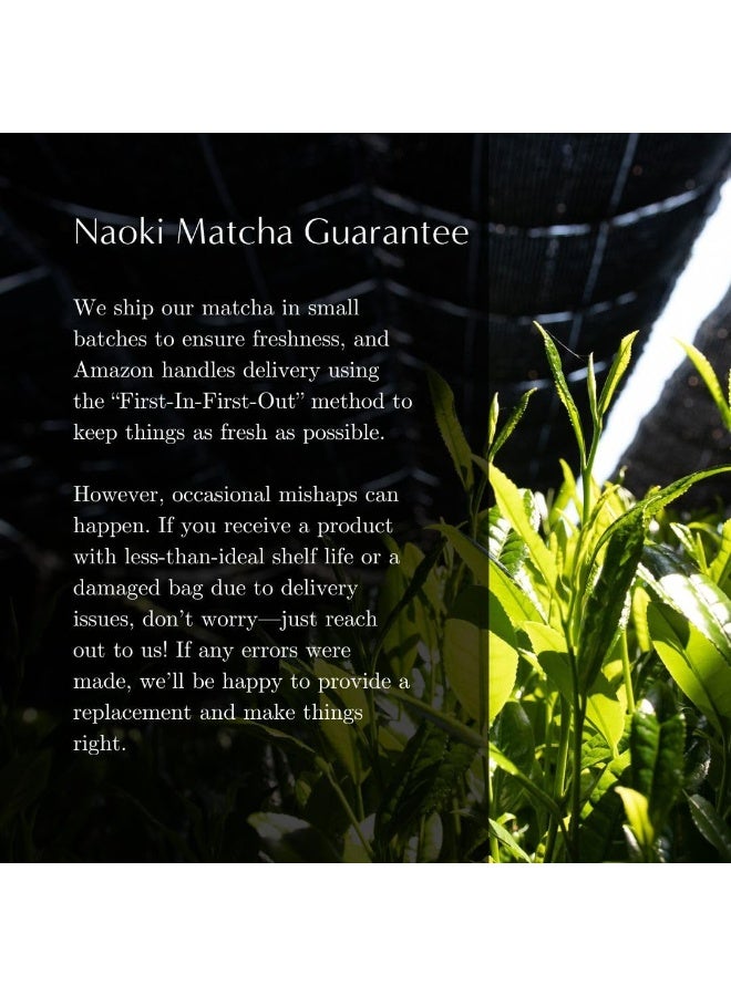 Naoki Matcha Superior Ceremonial Blend – Authentic Japanese First Harvest Ceremonial Grade Matcha Green Tea Powder from Uji, Kyoto (100g / 3.5oz) - Image 2