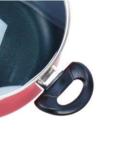 BLACKSTONE وعاء طهي غير لاصق أحمر/أسود 20 سم  - Image 3