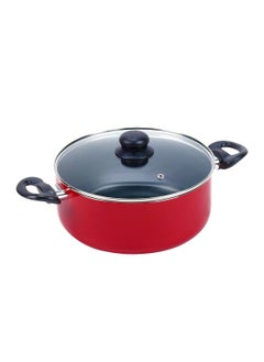 BLACKSTONE Non Stick Cooking Pot Red/ Black 20cm  - Image 2